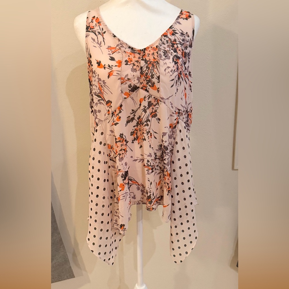 🌸 Anthropologie Vanessa Virginia Boho Blouse – Whimsical Garden Charm (Size S)